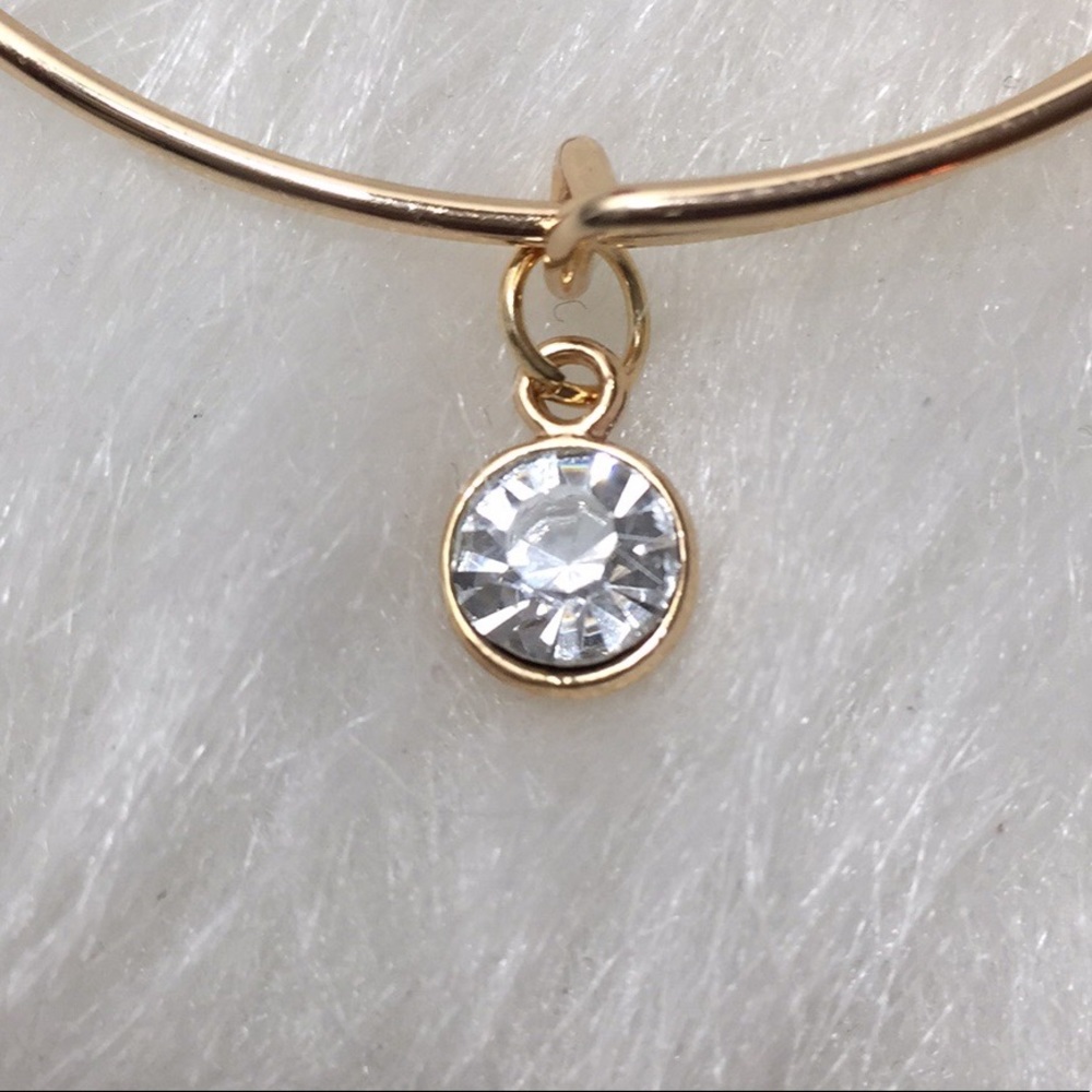 🌹3/$15 Palm Beach Wire Rhinestone Charm Bracelet - Picture 5 of 6